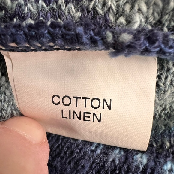 Cuggi Cardigan Sweater, Blue, Size L - Picture 10 of 15